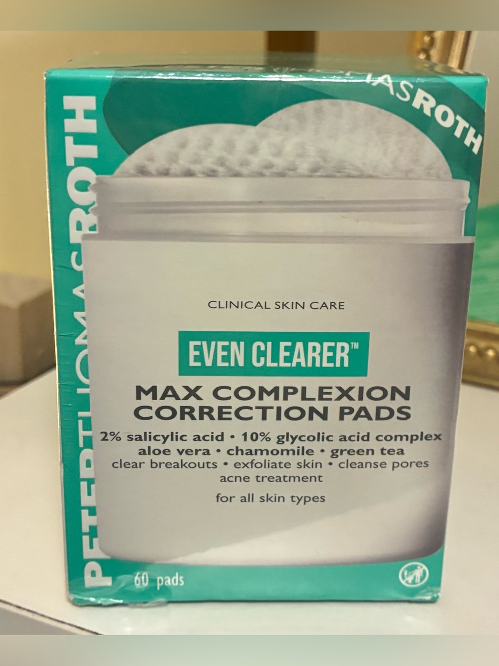 Peter Thomas Roth Even Clearer Max Complexion Correction Pads 60 Ct